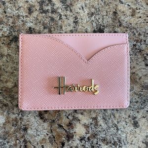 Harrods light pink Card holder